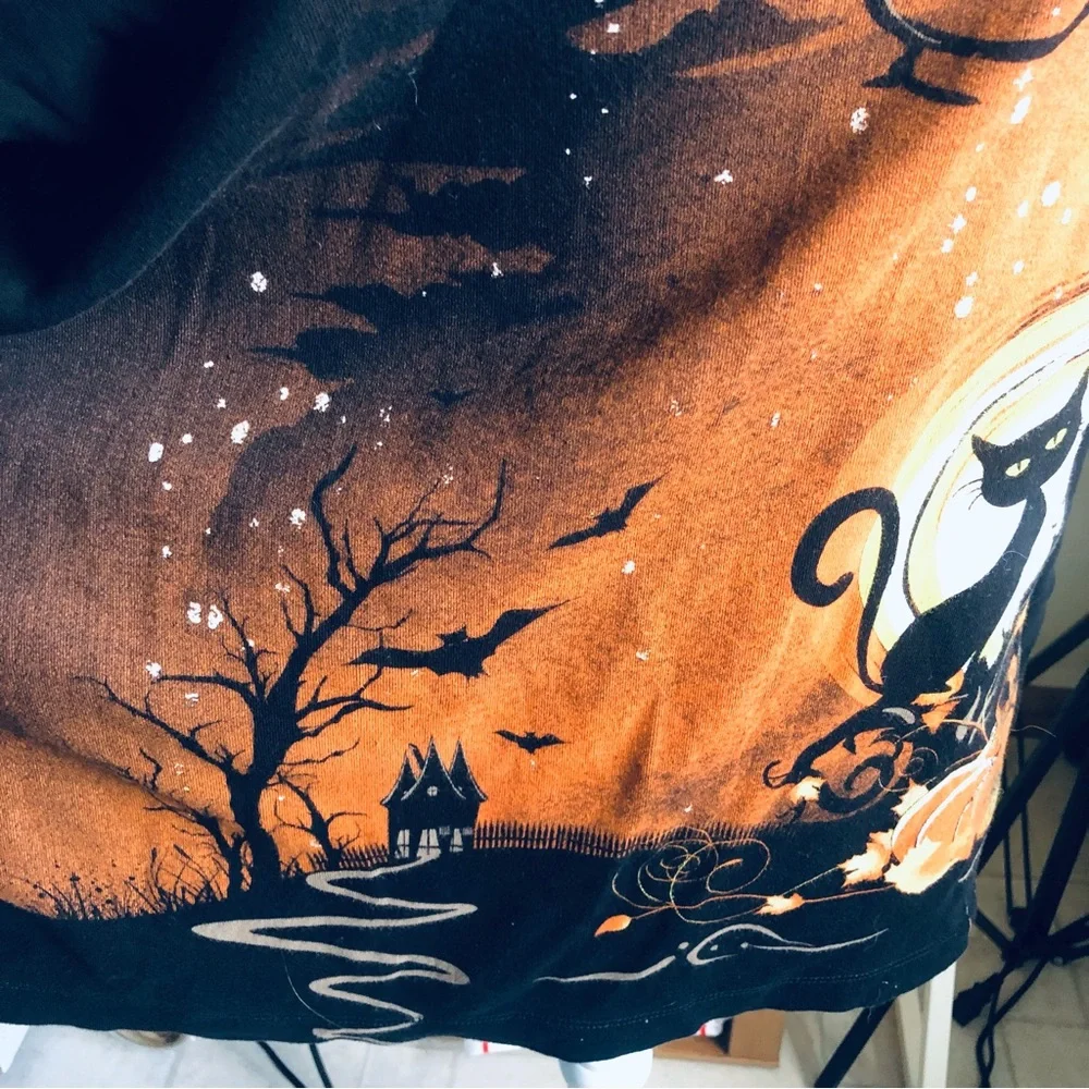 C J Banks Happy Halloween Shirt Bling 2X - Picture 7 of 11